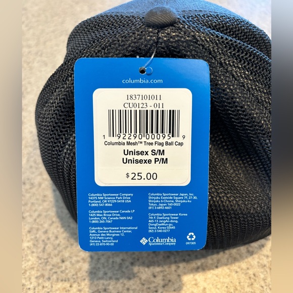 Men’s Columbia flat bill American flag tree hat - Picture 4 of 5